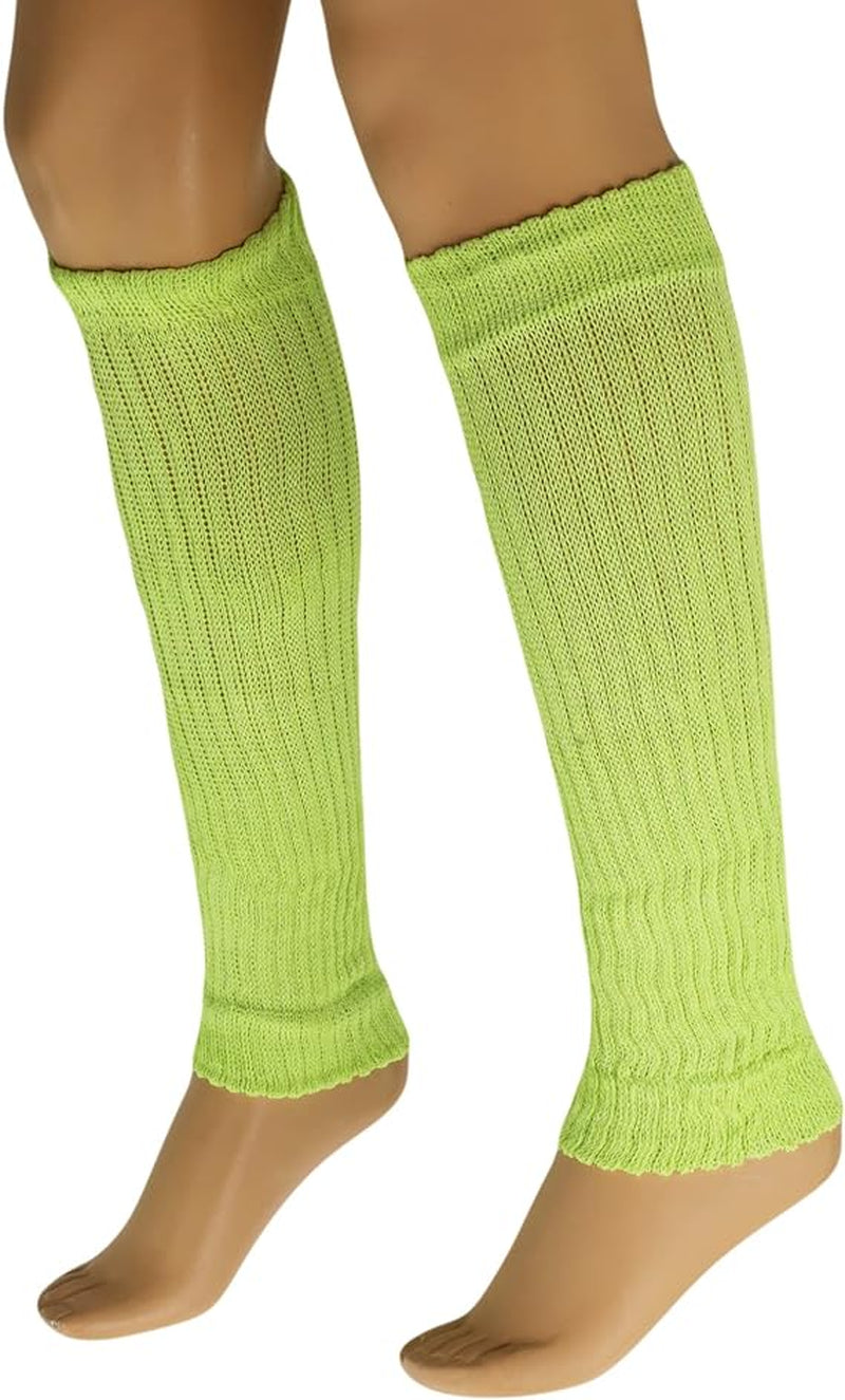 1 Pair - Cotton Leg Warmers Boot Socks Retro Style Knitted Retro Baggy Leg Warmer