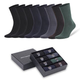 8 Pairs - Men'S Bamboo Trouser Dress Socks Business Casual Socks with Gift Box