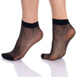 10 Pairs - Sheer Ankle Socks for Women 15 Denier Silk Transparent Short Summer Nylon Ankle Socks