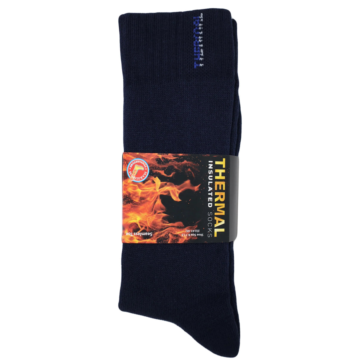 1 Pair - Thermal Insulated Socks for Men Seamless Thermal Socks Shoe Size 8-11.5