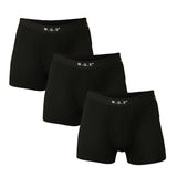 3 Pack - Bamboo Boxer Briefs for Men with Pouch Breathable Short Boxer