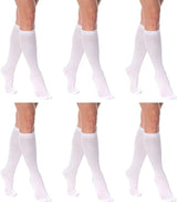 3 Pairs - Women'S Knee High Socks Combed Cotton over the Calf Long Socks