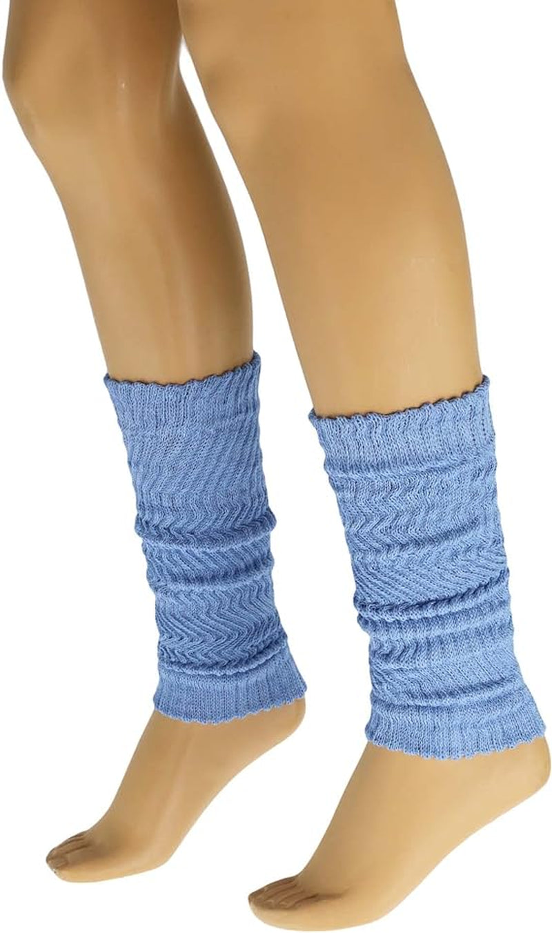 1 Pair - Cotton Leg Warmers Boot Socks Retro Style Knitted Retro Baggy Leg Warmer