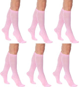 3 Pairs - Women'S Knee High Socks Combed Cotton over the Calf Long Socks