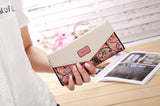 Fashion Women Leather Envelope Clutch Wallet Long Card Holder Purse Bag Handbag