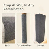 Cat Scratching Post Carpet Diy Cuttable Cat Scratching Mat Self-adhesive Cat Tree Replacement Scratcher For Household Pet Shop