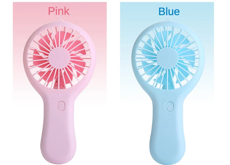 Handheld Mini Fan Portable USB Charging Convenient Creative Small Fans Catapult Pocket Hand-held Fan Wedding Gift