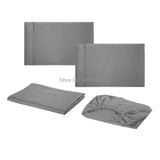 Soft Microfiber Bed Sheet Set 1800 Count 3/4 Piece Luxury Egyptian Sheets Flat & Fitted Sheet pillowcase Deep Pocket