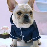 Soft Silk Dog Pajamas French Bulldog Pajamas Pet Coat Clothing For Small Dogs Summer Pet Clothes Shih Tzu Puppy Cat Shir