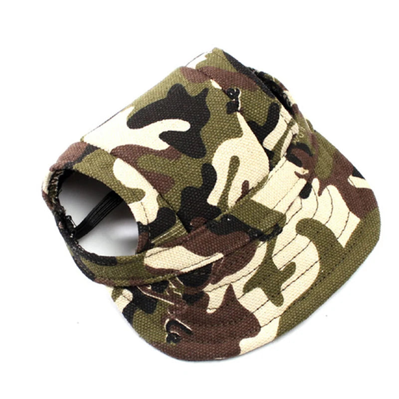 Summer Pet Dog Hat Cap Outdoor Dog Baseball Cap Canvas Small Cat Dog Sunscreen Accessories