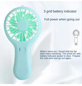 Handheld Mini Fan Portable USB Charging Convenient Creative Small Fans Catapult Pocket Hand-held Fan Wedding Gift