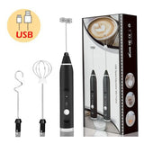 Wireless Milk Frothers Electric Handheld Blender With USB Electrical Mini Coffee Maker Whisk Mixer For Coffee Cappuccino Cream