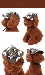 Summer Pet Dog Hat Cap Outdoor Dog Baseball Cap Canvas Small Cat Dog Sunscreen Accessories