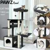 Domestic Delivery Big Cat Tree Tower Condo Furniture Scratch Post Cat Jumping Toy with Ladder for Kittens Pet House Play