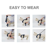 Dog Harness No Pull Breathable Reflective Dog Harness Vest with Handle For Small Large Dogs Outdoor walking Training Supplies