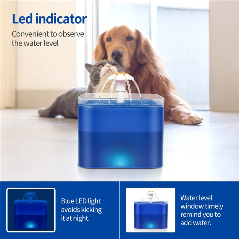 Automatic Cat Feeder 3.5L Dog Dry Food Dispenser Bowl 2L Pet Dogs Water Fountain Drinking Feeding For Pet Smart Tuya WIFI Feeder