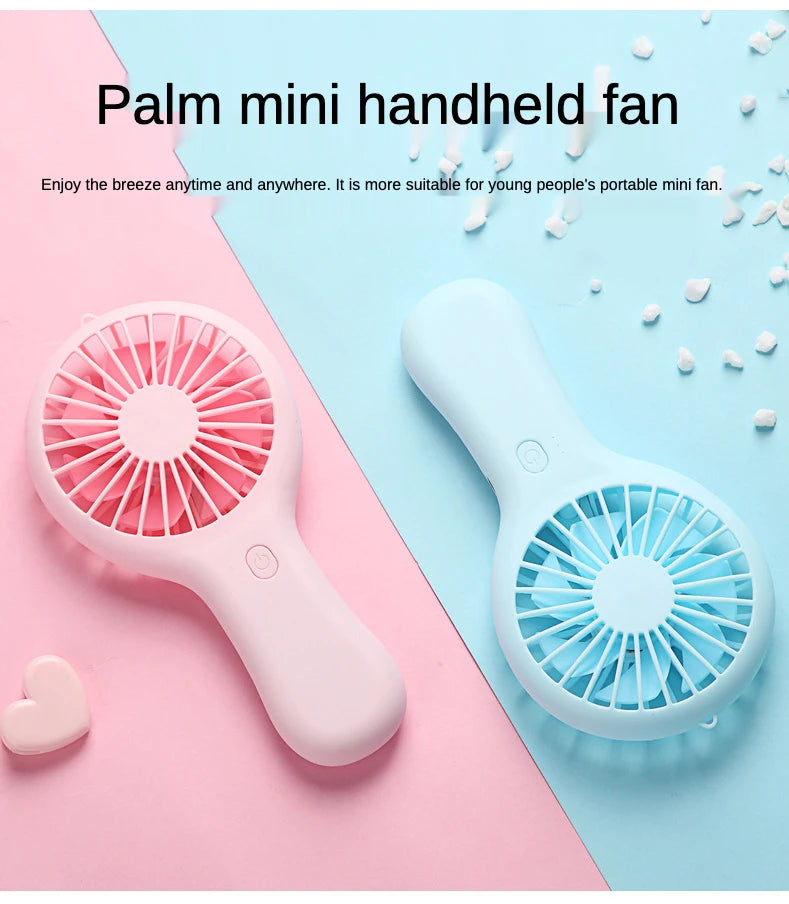 Handheld Mini Fan Portable USB Charging Convenient Creative Small Fans Catapult Pocket Hand-held Fan Wedding Gift