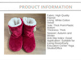 Womens Home Slipper Boots Winter Warm Fuzzy Indoor Fur Ball Contton Plush Non Slip Grip Fluffy Female Floor Shoes Flat Ladies