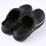 Jumpmore Waterproof Men Eva Slippers Unisex Professional Non-slip Chef Shoes Non-slip Hotel Working Shoes Size 36-45