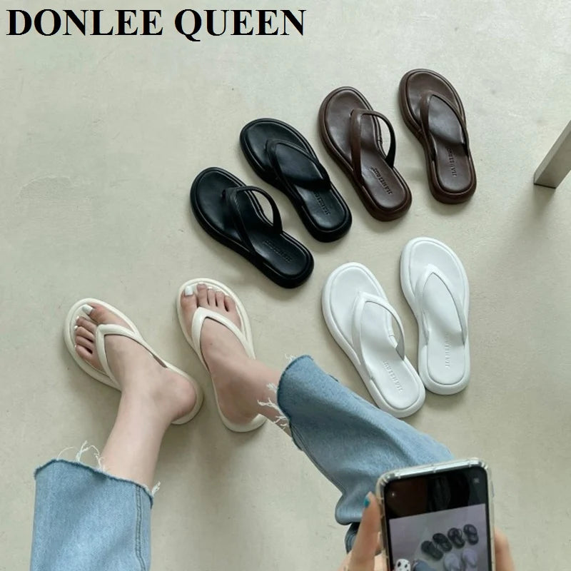 Women Slippers Summer Slides Open Toe Flat Casual Shoes Leisure Sandal Female Beach Flip Flops Outdoor Slippers Zapatillas Mujer