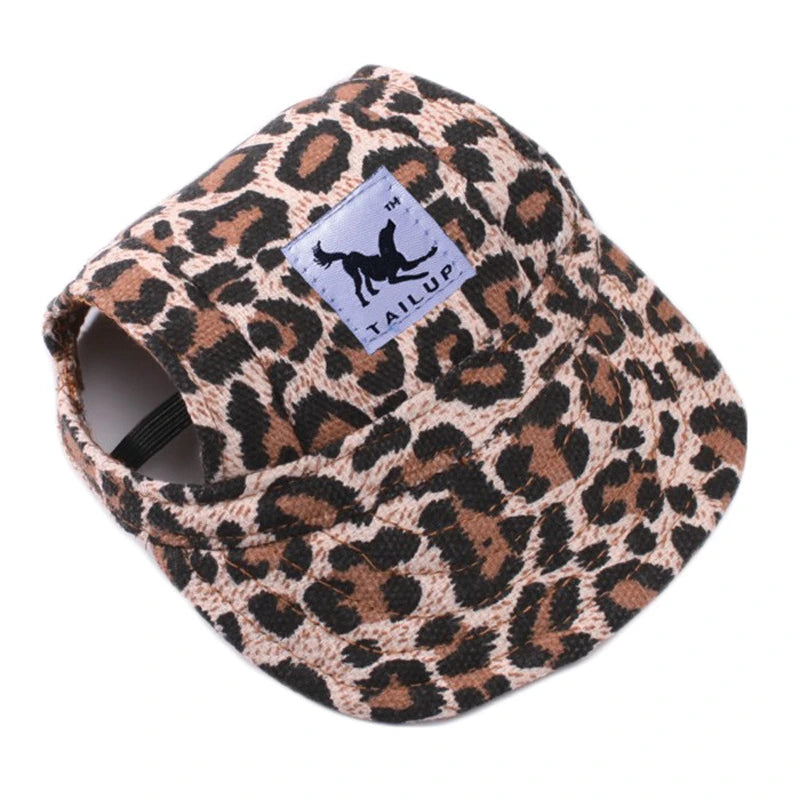 Summer Pet Dog Hat Cap Outdoor Dog Baseball Cap Canvas Small Cat Dog Sunscreen Accessories