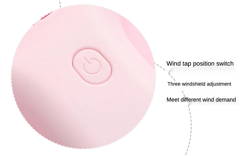 Handheld Mini Fan Portable USB Charging Convenient Creative Small Fans Catapult Pocket Hand-held Fan Wedding Gift