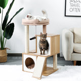 Domestic Delivery Big Cat Tree Tower Condo Furniture Scratch Post Cat Jumping Toy with Ladder for Kittens Pet House Play