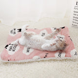 Winter Pet Dog Bed Mat Soft Fleece Puppy Cat Blanket Dog Mattress Beds Warm Sleeping Cushion Kennel For Small Medium Large Dogs