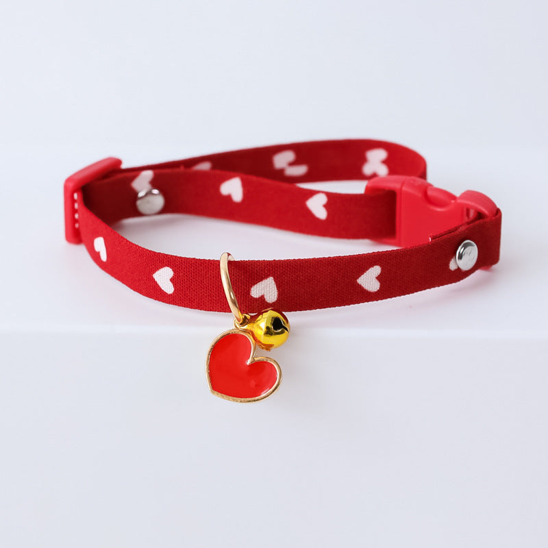 New Adjustable Kitten Collar with Bell Cut Pet Cat Collars Breakaway Cats Necklace Puppy Collar Cat Supplies Cat Accessories