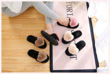 Women Indoor Warm Home Slippers Bedroom Cute Heart Pattern Non-slip Soft Comfort Plush House Slippers Shoes Autumn Winter