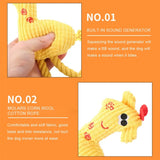 Fun Pets Toy Donkey Shape Corduroy Chew Toy For Dog Puppy Squeaker Squeaky Plush Bone Molar Dog Toy Pet Training Dog Accessories