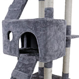 Domestic Delivery Big Cat Tree Tower Condo Furniture Scratch Post Cat Jumping Toy with Ladder for Kittens Pet House Play