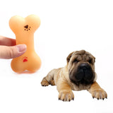 Resistant To Bite Bone Dog Puppy Molars Rubber Ball Play For Teeth Training Thermal Plastic Rubber Pet Dog Toys