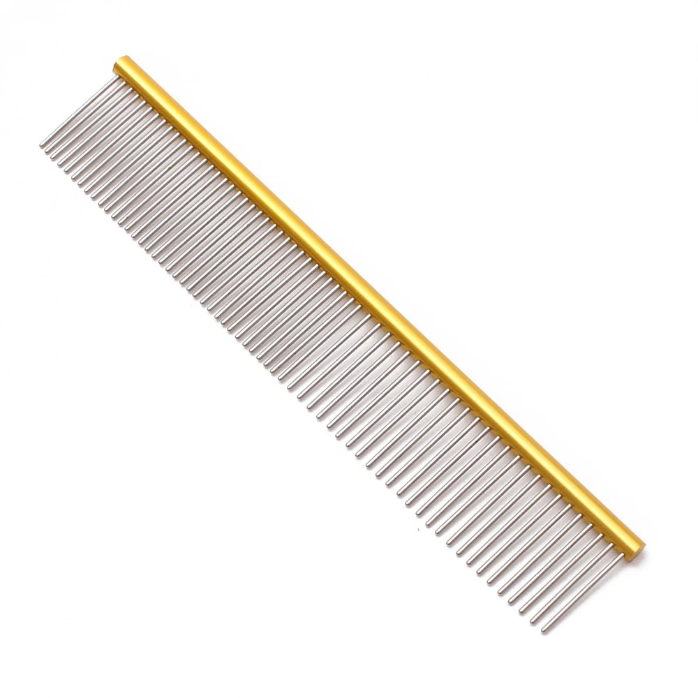 Puppy Grooming Comb Groomer For Dog Aluminum Groomer Pets Combs Hairbrush Cat Dog Grooming Combs Dog Hair Care C6704