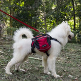 TAILUP luxury Pet Outdoor Backpack Large Dog Adjustable Saddle Bag Harness Carrier For Traveling Hiking Camping