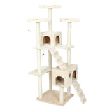 Domestic Delivery Big Cat Tree Tower Condo Furniture Scratch Post Cat Jumping Toy with Ladder for Kittens Pet House Play