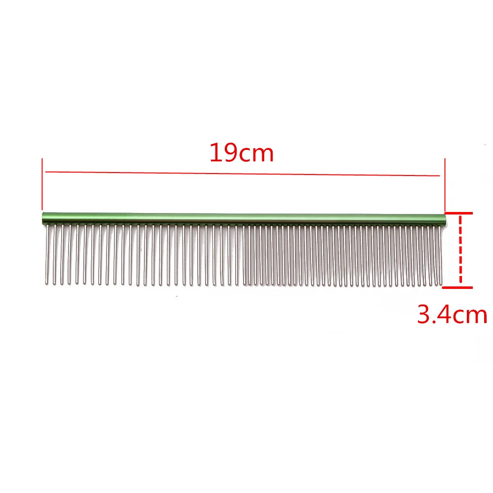 Puppy Grooming Comb Groomer For Dog Aluminum Groomer Pets Combs Hairbrush Cat Dog Grooming Combs Dog Hair Care C6704