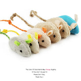 6pcs Mix Pet Toy Catnip Mice Cats Toys Fun Plush Mouse Cat Toy For Kitten