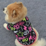 Warm Fleece Pet Dog Clothes Cute Skull Printed Pet Coat Puppy Dogs Shirt Jacket French Bulldog Pullover Camouflage Dog Clothing