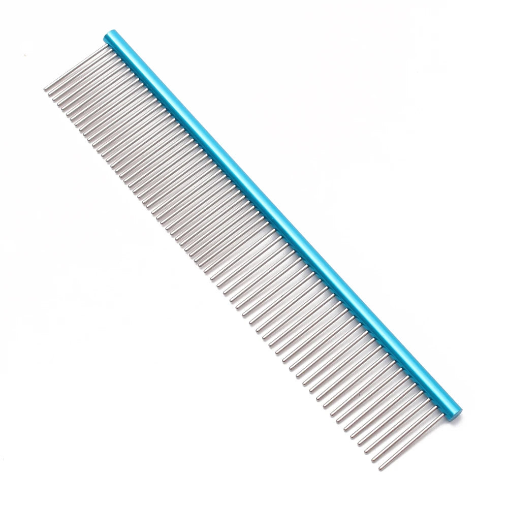 Puppy Grooming Comb Groomer For Dog Aluminum Groomer Pets Combs Hairbrush Cat Dog Grooming Combs Dog Hair Care C6704