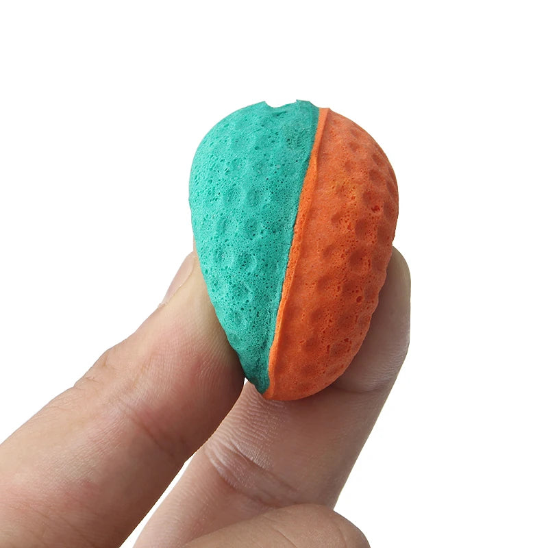 10pcs Pet Toys Latex Ball Cat Toy Foam Ball Feather Kitten Playing Cats Ball Toy