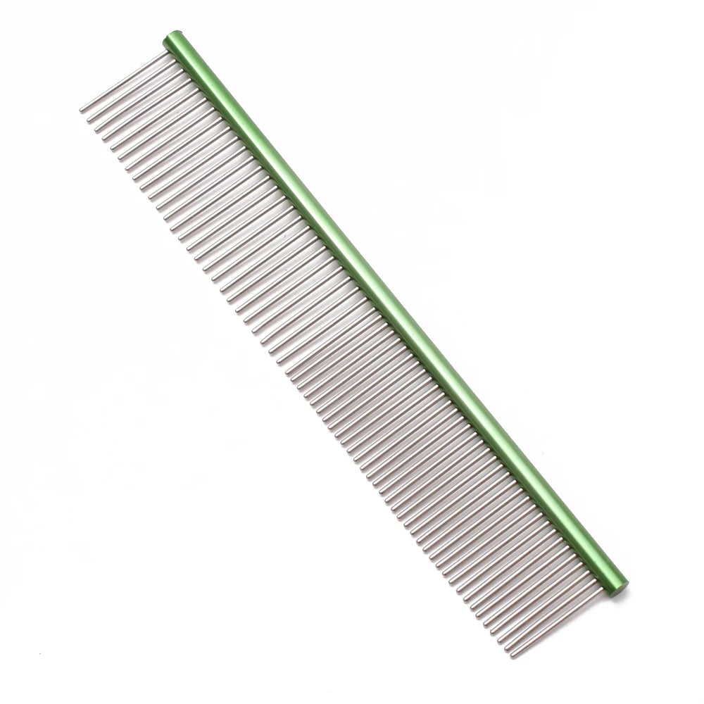 Puppy Grooming Comb Groomer For Dog Aluminum Groomer Pets Combs Hairbrush Cat Dog Grooming Combs Dog Hair Care C6704