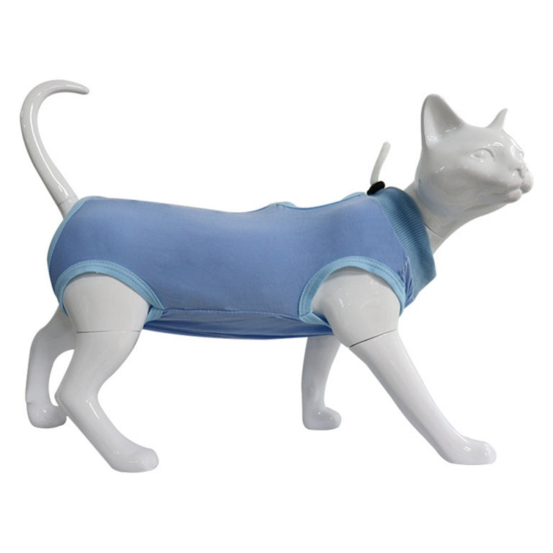 Cat Recovery Suit Jumpsuit Sterilization Care Pet Kitten Anti Bite Prevent Lick After Surgery Wear Vest Weaning Suit