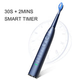 Seago Electric Sonic Toothbrush USB Rechargeable Adult 360 Days Long Battery Life IPX7 4 Replacement Heads Travel Box  SG-575