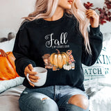 Fashion Crewneck Pullover Halloween Classical Festival Top New Fall Sweatshirt Thanksful Greatul and Blessed  Women