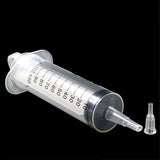 100ml / 60ml Plastic Reusable Big Large Hydroponics Nutrient Sterile Health Measuring Syringe Tools Cat Feeding Accessories Hot