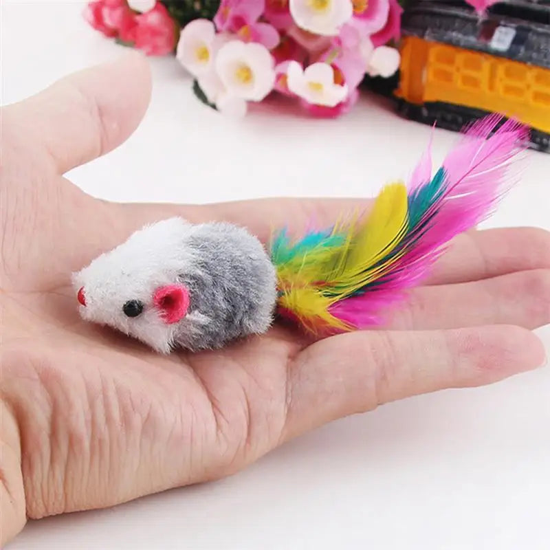 RC Toy Wireless Winding Mechanism Mouse Cat Toy For Cat Dog Pet Trick Playing Toy Plush Rat Mechanical Motion Rats Dropshipping