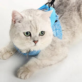 Adjustable Anti-Escape Small Cat Belt Kitten Harness Light Breathable Soft Pet Vest Wiring Harness Traction Belt Kitten Walking