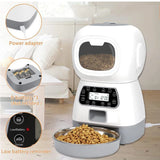 Automatic Cat Feeder 3.5L Dog Dry Food Dispenser Bowl 2L Pet Dogs Water Fountain Drinking Feeding For Pet Smart Tuya WIFI Feeder