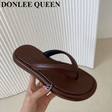 Women Slippers Summer Slides Open Toe Flat Casual Shoes Leisure Sandal Female Beach Flip Flops Outdoor Slippers Zapatillas Mujer